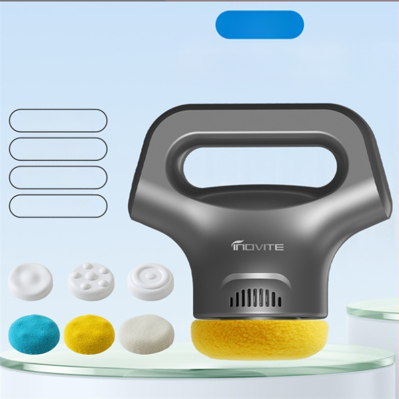 Χειρολαβής μασάζ USB με 3 ταχύτητες και τρεις τύπους κεφαλών μασάζ: κυρτή κεφαλή, κεφαλή βελονιστικής μασάζ και κυκλική κεφαλή, για κεφάλι, λαιμό, ώμους, πλάτη και πόδια