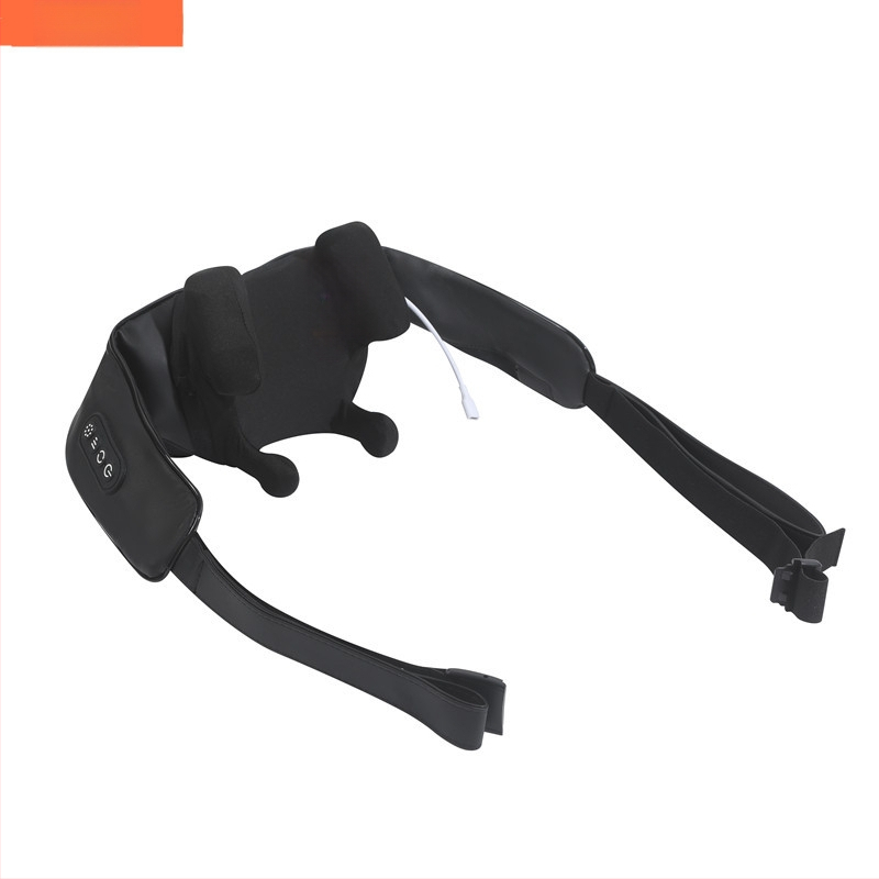 Massager za vrat i ramena s infracrvenom fizioterapijom, 6 masažnih glava, punjivi, model A6688, 3 brzine