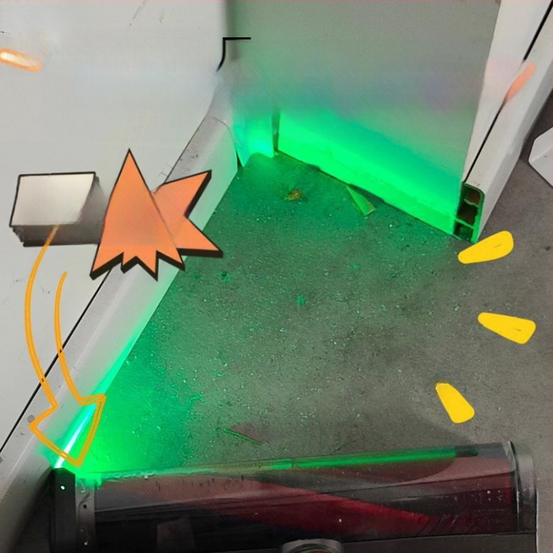 Lefu bezvadu putekļu indikatorlampas adapters putekļsūcējam – universāls piederums Dyson un Xiaomi ar lāzera gaismu