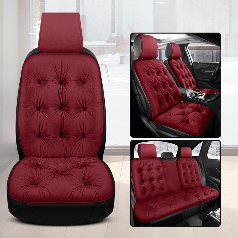 Žieminė automobilių sėdynės pagalvėlė, pūkus pliušas, tvirtesnis nugaros atlošas, universalus penkioms sėdimoms vietoms (Medžiaga: Pliušas; Kilmė: Rooftop; Pritaikymas: Taip; Logotipas: Ne; Prekė: Kita)