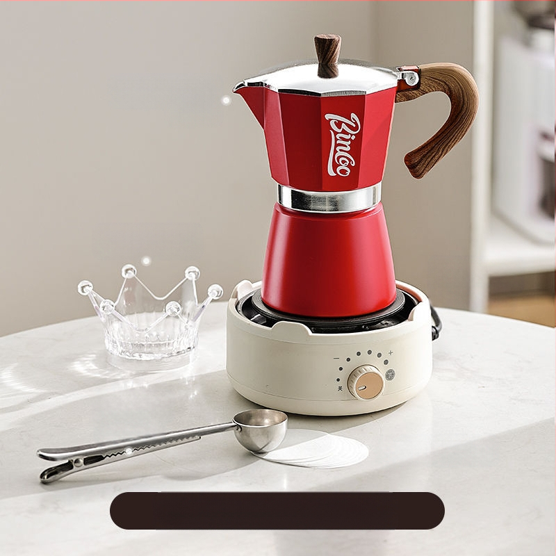 Мока пот за кафе, домашна употреба, италиански стил, ръчна мелница за кафе