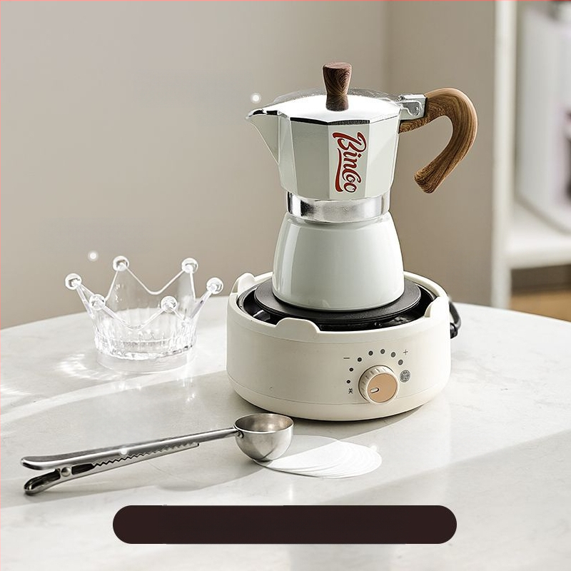 Мока пот за кафе, домашна употреба, италиански стил, ръчна мелница за кафе