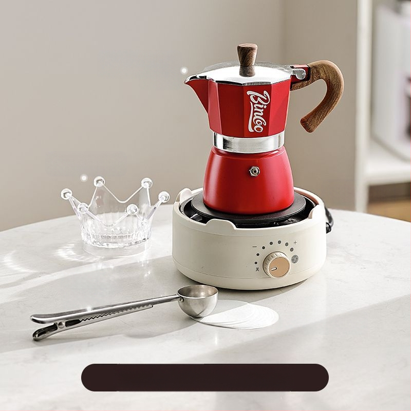 Мока пот за кафе, домашна употреба, италиански стил, ръчна мелница за кафе