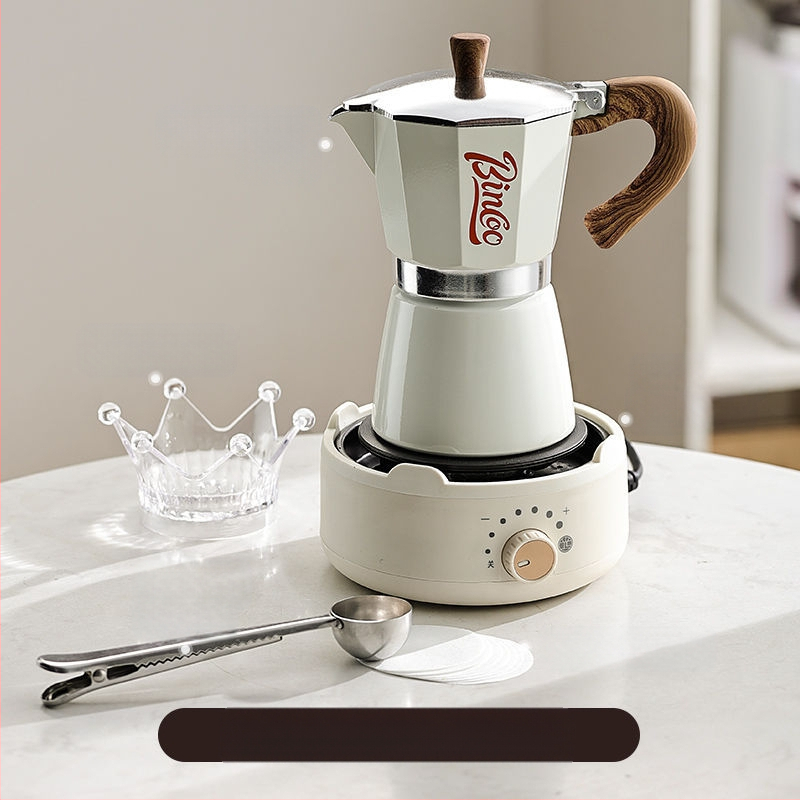 Мока пот за кафе, домашна употреба, италиански стил, ръчна мелница за кафе