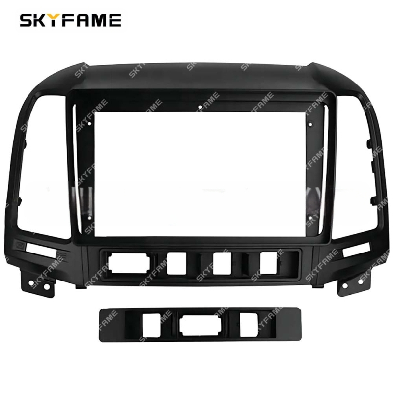 Android didelio ekrano rėmas Hyundai Santa Fe 2006-2012 – SKYFAME, plastikinė konstrukcija, 12V