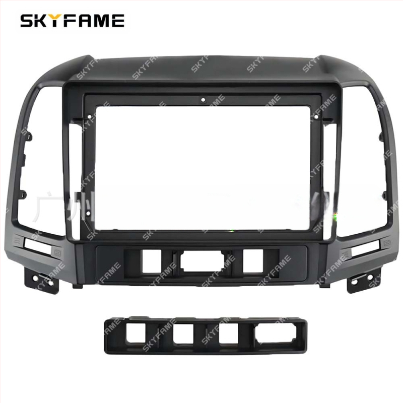 Android didelio ekrano rėmas Hyundai Santa Fe 2006-2012 – SKYFAME, plastikinė konstrukcija, 12V
