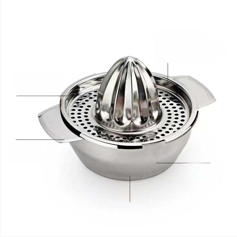 Rankinė sulčiaspaudė iš nerūdijančio plieno, daugiafunkcinė, su spaudintu logotipu, prekinis ženklas Refining