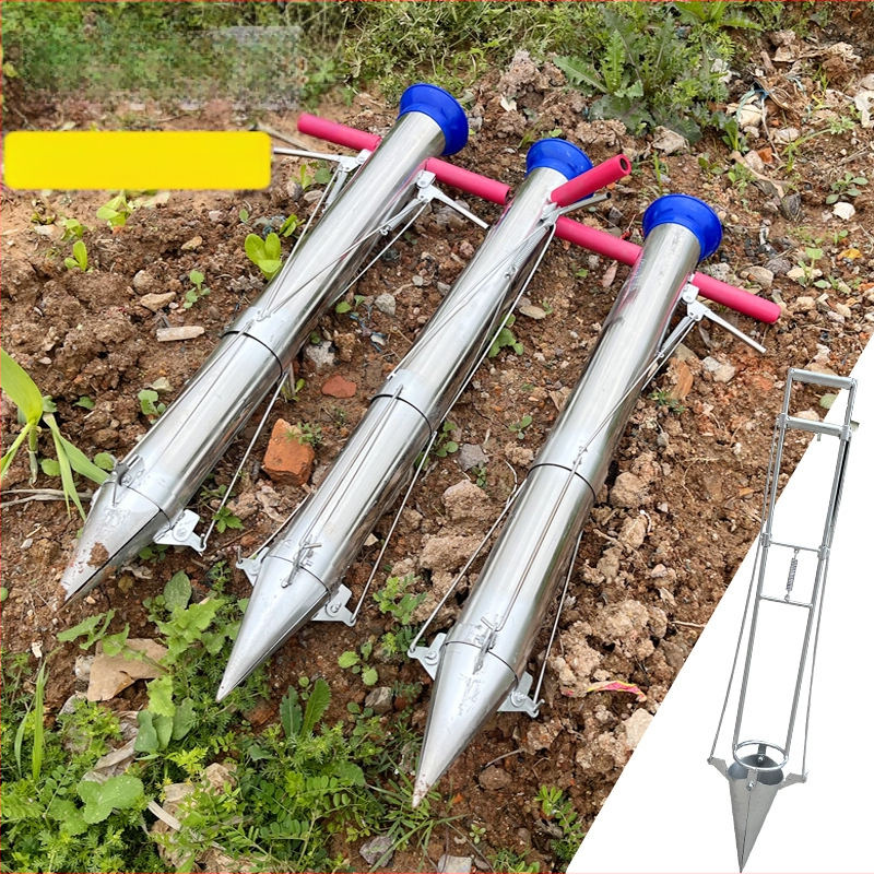 Daigų persodinimo kastuvas — universali priemonė persodinti daigus, kūnas iš aukšto anglies plieno, rankena iš plieno, modelis BD-ZY002