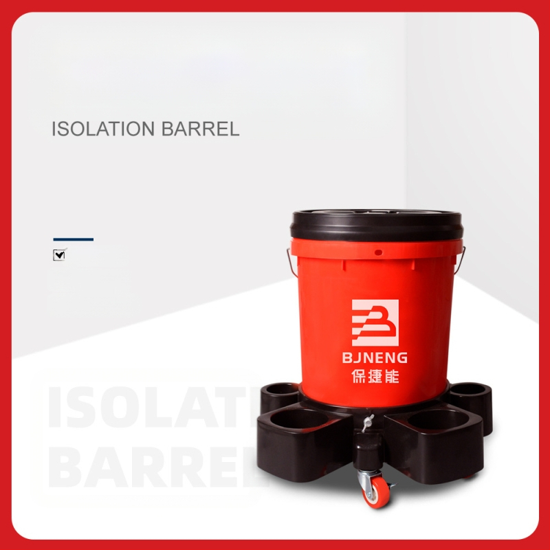 Divu kannu auto mazgāšanas komplekts ar vāku, izgatavots no rūpnieciska cieta plastika, pārnēsājams, modelis LTS001, ar smilšu filtrēšanas režģi