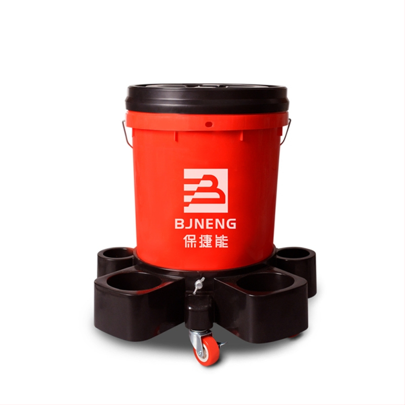 Divu kannu auto mazgāšanas komplekts ar vāku, izgatavots no rūpnieciska cieta plastika, pārnēsājams, modelis LTS001, ar smilšu filtrēšanas režģi