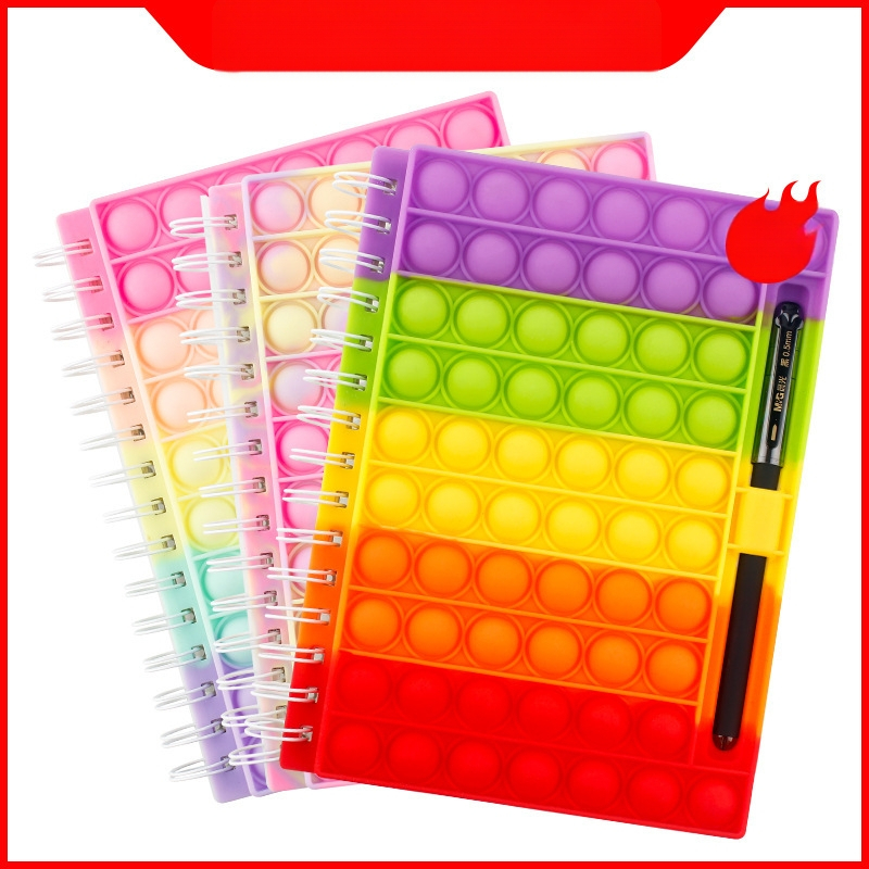 Droy Σιλικόνη Bubble Book, Σειρά Decompress This Series, 80 σελίδες σημειωματάριο, χαρτί 80 g/m²