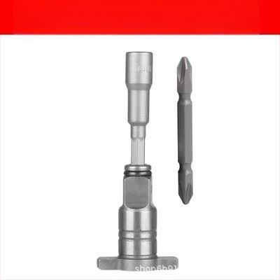 Адаптерна глава за електрически гаечен ключ със квадратен вал, двойни магнитни пневматични съединители, конструкция от алуминий и чугун