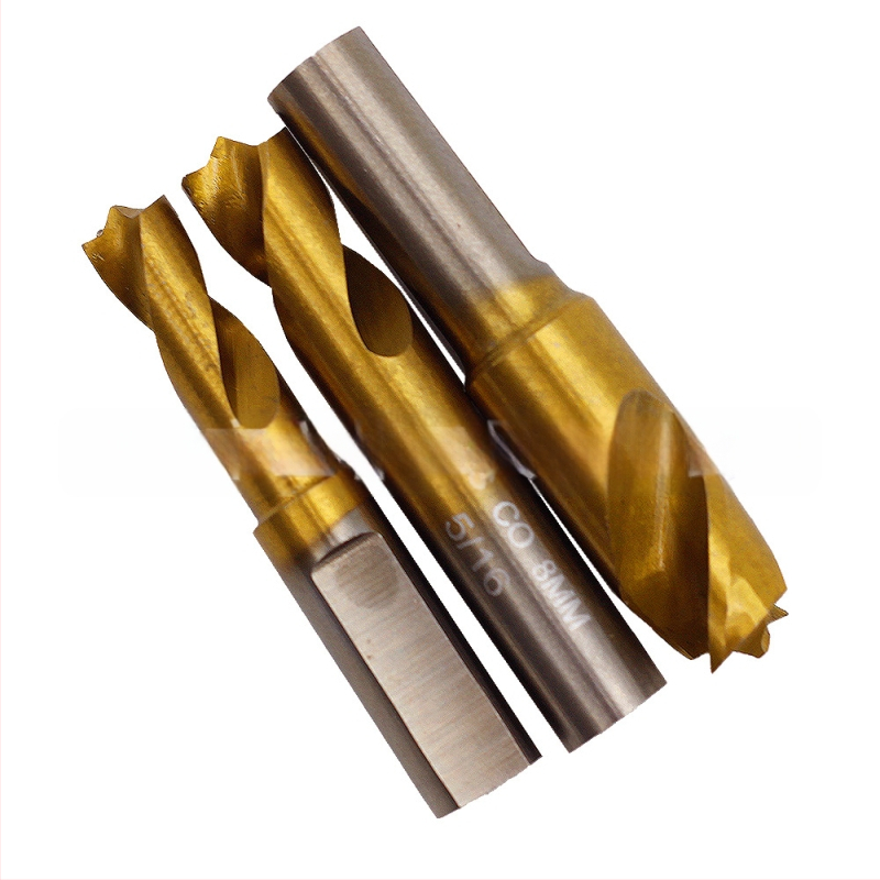 Liberty Дриль бит за точково заваряване с титаново покритие върху високоскоростна стомана, с прав штифт, съдържа кобалт – за премахване на заваръчни точки по автомобилна ламарина