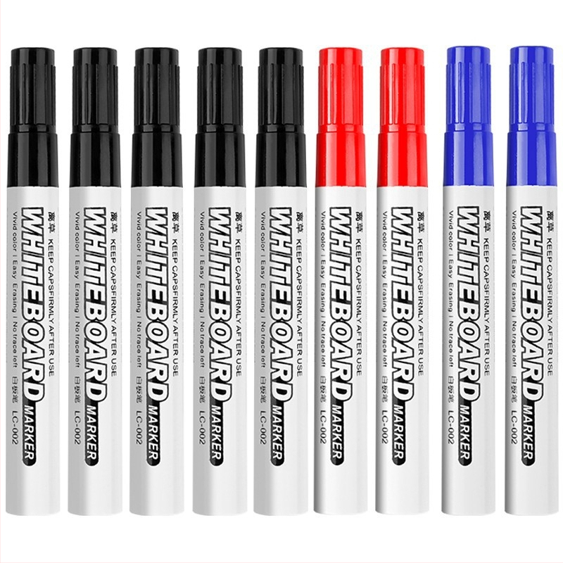 Go Grass LC002S Διαγραμμένος μαρκαδόρος για πίνακα – με βάση το νερό, σετ 10 τεμαχίων, πλαστικό περίβλημα, σε κουτί