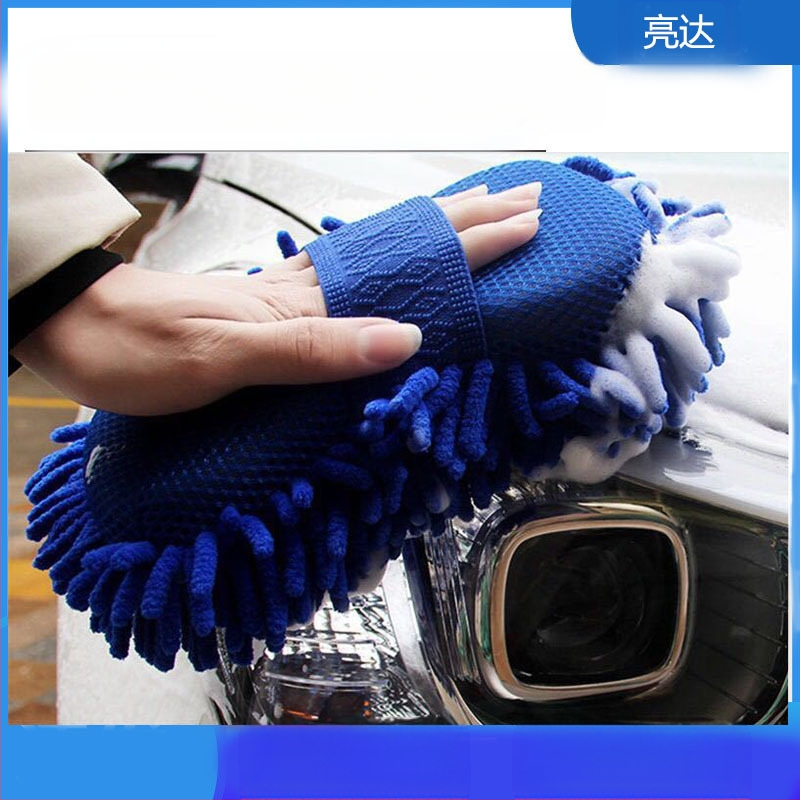 Mikrofibēras chenille automašīnu mazgāšanas sūklis, veids – kokvilnas mazgāšanas sūklis automašīnām, apstrāde un pielāgošana pieejama