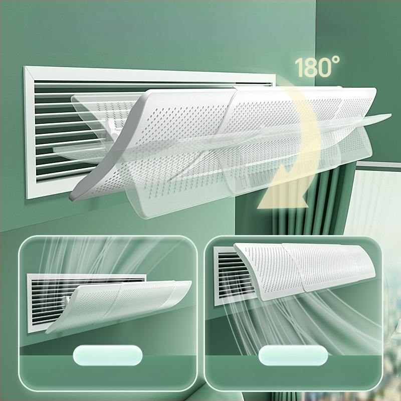 Αντιανεμικός φράκτης κλιματιστικού, επιτοίχιος, ανθεκτικός στον άνεμο, επαναχρησιμοποιούμενος, απλός σχεδιασμός