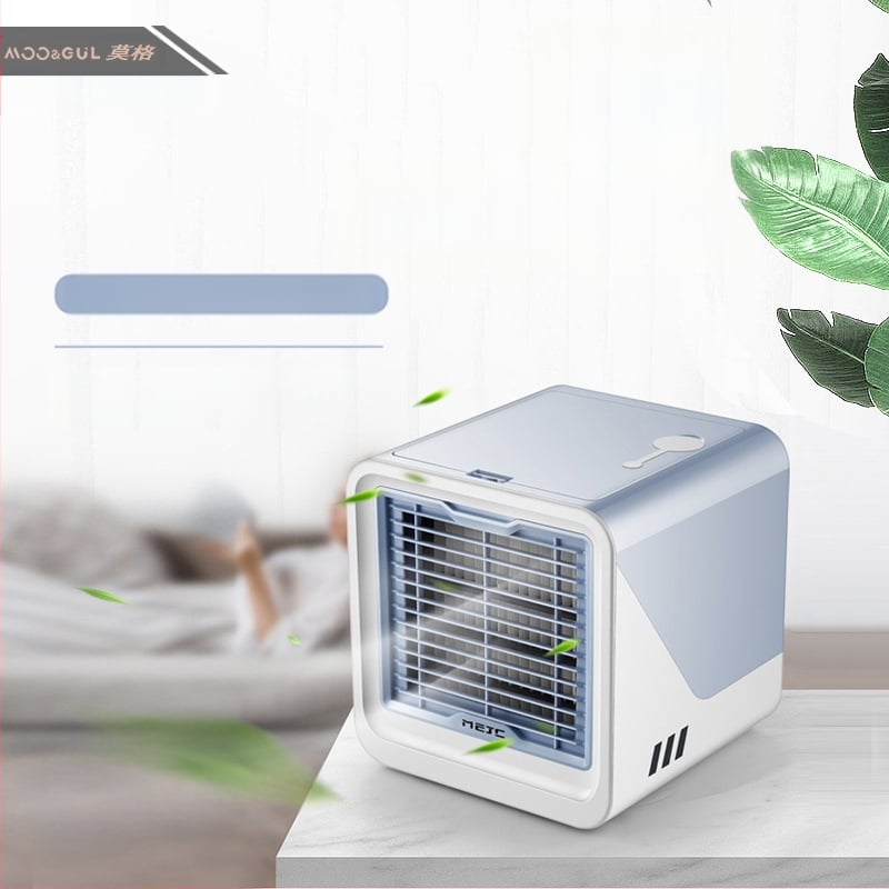 Mini USB oro aušintuvas su 500 ml vandens talpa, 3 greičiai, 5V/8W brushless variklis, triukšmas 45–50 dB