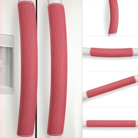 Šaldytuvo rankenos apsauginis dangtelis; Medžiaga: PU + Velcro audinys; Pagrindinė audinio sudėtis: PU (50%); Papildoma sudedamoji dalis: poliesteris (50%); Stilius: šiaurietiškas stilius