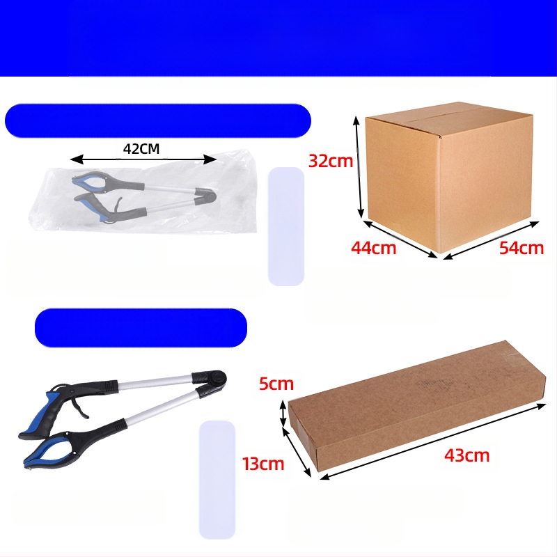 109 Saliekamās atkritumu knaibles, alumīnija sakausējums, 214 g