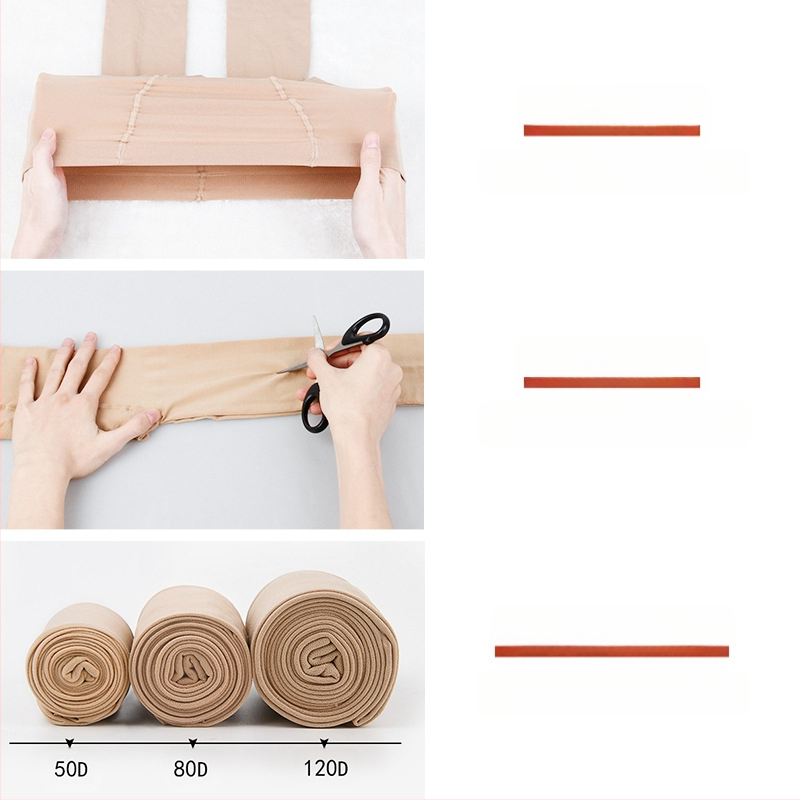 Γυναικείες βελούδινες καλσόν από νάιλον, μεσαίου πάχους, αόρατες και ανθεκτικές σε σχίσιμο, πλήρους μήκους, νάιλον 90–95%