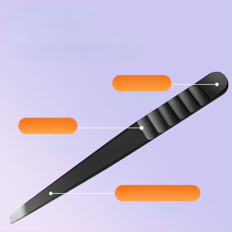 Antakių žnyplės iš nerūdijančiojo plieno — kompaktiškas įrankis, sveria 13,5 g