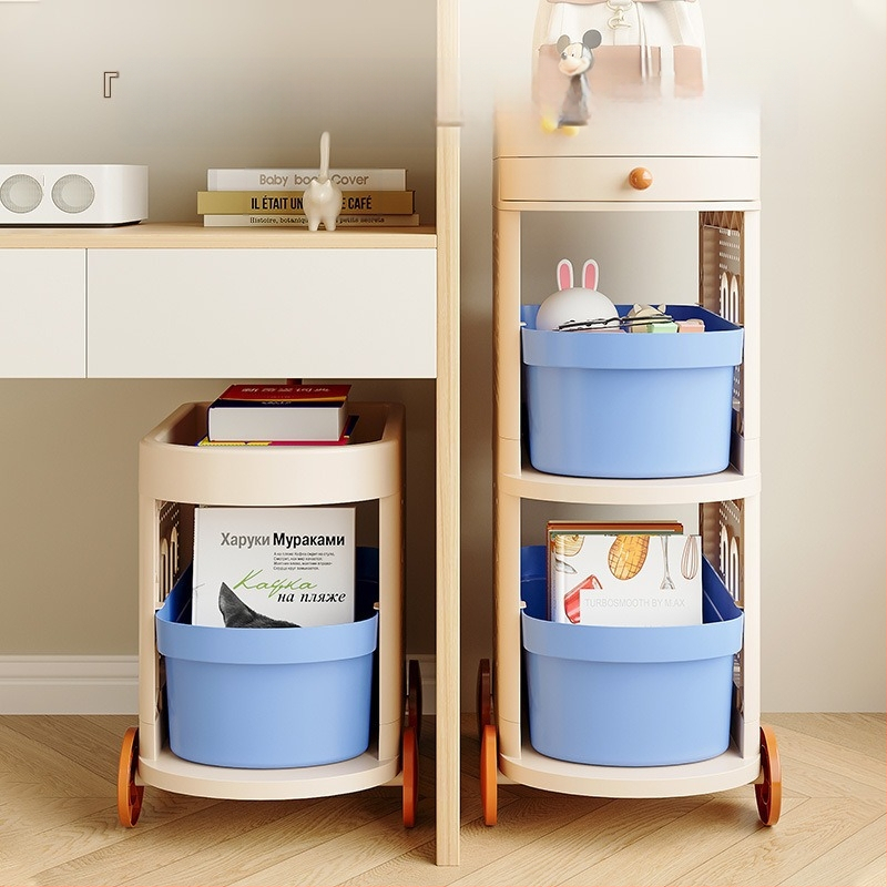 Мобилен шкаф за съхранение под бюрото с чекмеджета, многоетажен, модел SN8821-8823