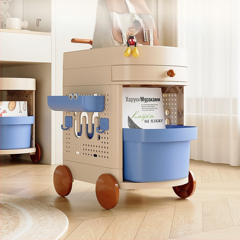 Мобилен шкаф за съхранение под бюрото с чекмеджета, многоетажен, модел SN8821-8823