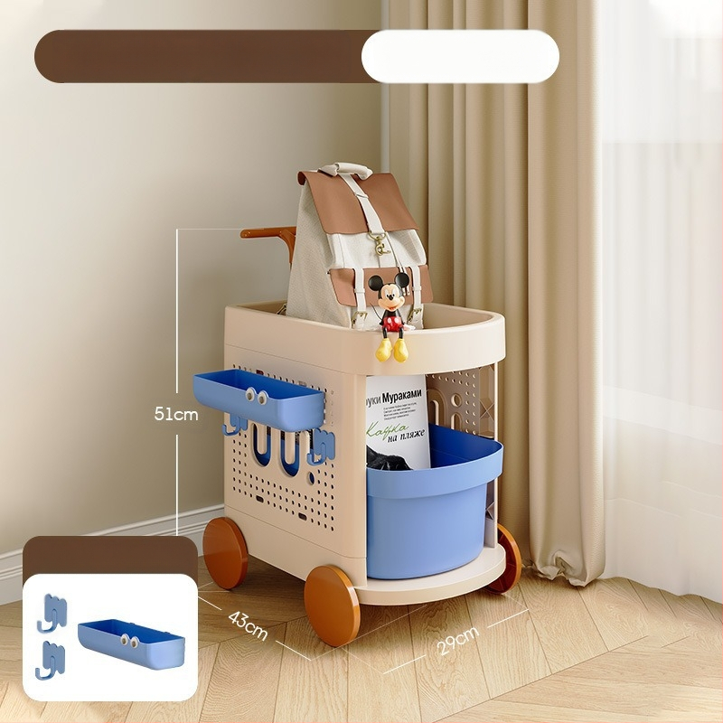 Мобилен шкаф за съхранение под бюрото с чекмеджета, многоетажен, модел SN8821-8823