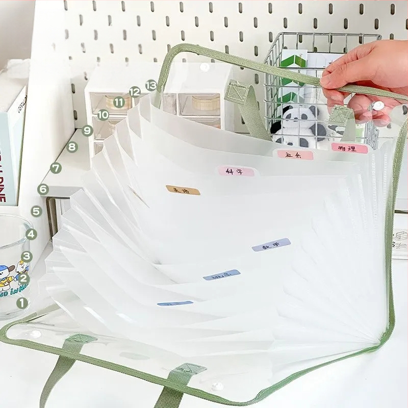 Акордеон файл организатор, модел 1031, твърд пластмасов корпус, 13 отделения, персонализируем с печат на лого