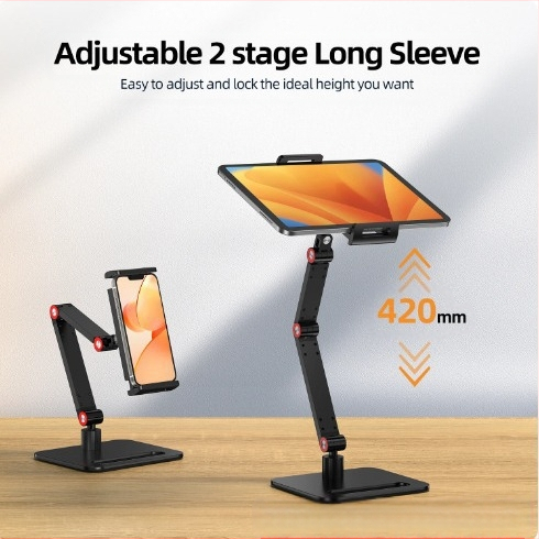 Sulankstomas monitoriaus laikiklis iPadui – nešiojamas išorinis ekranas