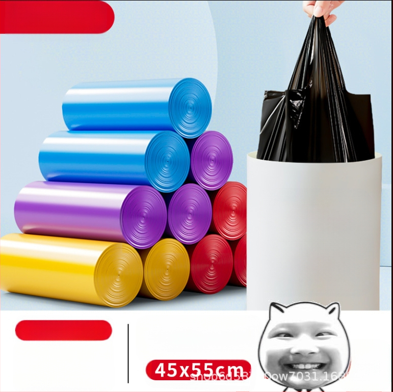 Namų naudojimui skirti storūs PE šiukšlių maišai – nebiodegraduojantys, daugkartiniai