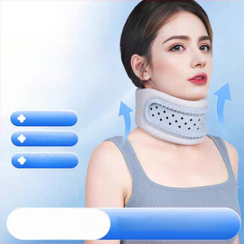 Дишаща шийна яка от силикон и мемори пяна за поддържане на шията, модел Diamond scarf, 120 g, за шия, 1-месечна гаранция