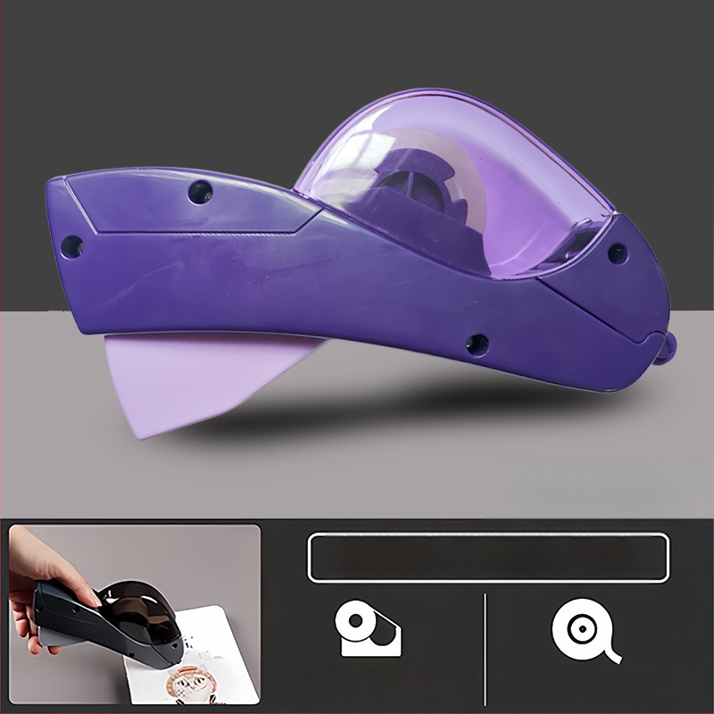 Χειροκίνητος διαφανής κόπτης ταινιών, διανομέας γραφείου μοντέλο T5165AB, πλαστικό, πλάτος ταινίας 12–19 mm, διάμετρος άξονα 1,8 mm, βάρος 0.2 kg