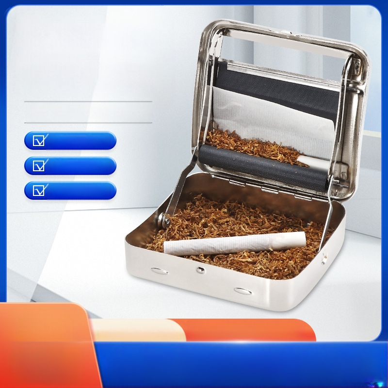 Χειροκίνητη μηχανή κύλισης τσιγάρων, ημι-αυτόματη ρύθμιση, φορητή, δυνατότητα προσαρμογής