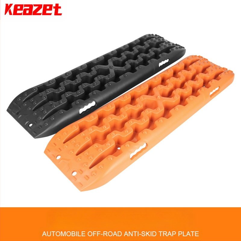 Qize Πλατφόρμα Ανάσυρσης Αυτοκινήτου και Αντιολισθητικές Διαδρομές Πρόσφυσης για Εκτός Δρόμου — Λάσπη, Άμμος, Χιόνι, Αυτοβοήθεια