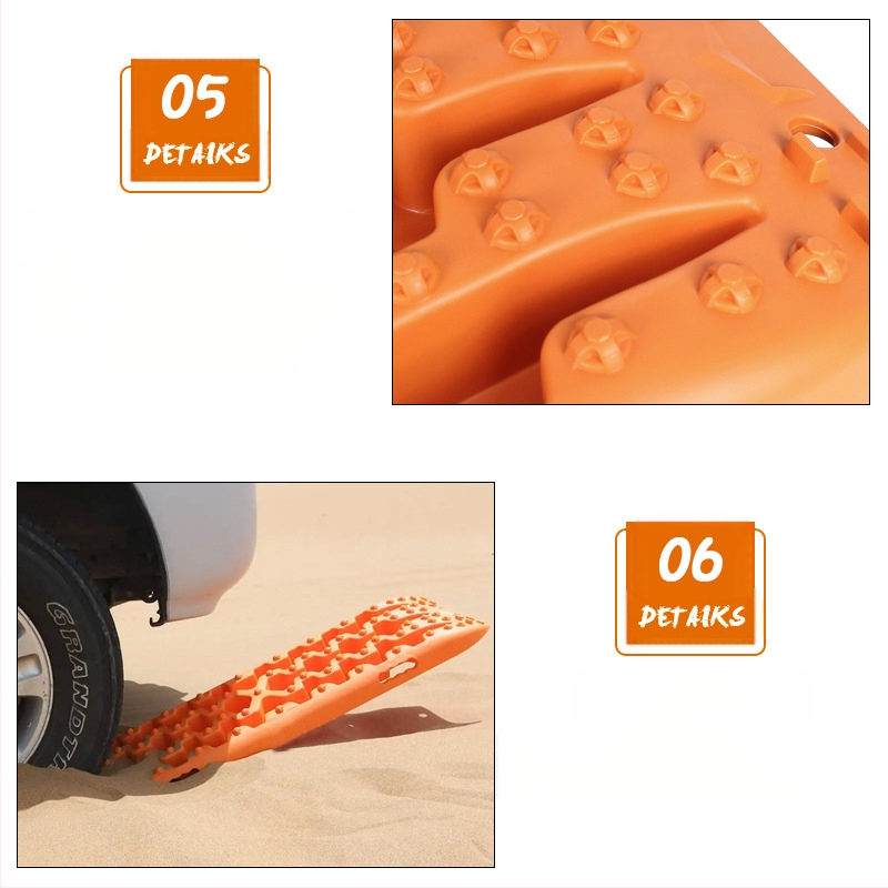 Qize Πλατφόρμα Ανάσυρσης Αυτοκινήτου και Αντιολισθητικές Διαδρομές Πρόσφυσης για Εκτός Δρόμου — Λάσπη, Άμμος, Χιόνι, Αυτοβοήθεια