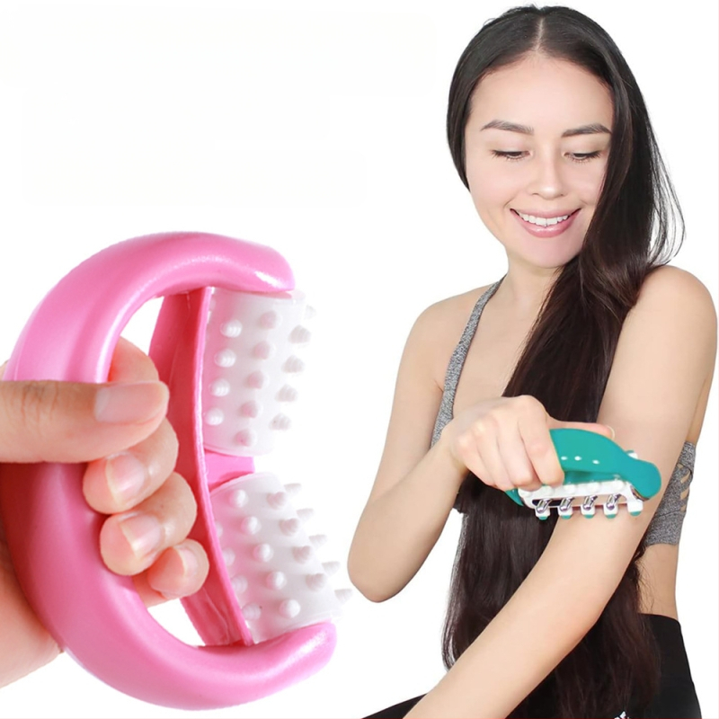 Ručni masažer za vratnu kralježnicu - prijenosni, materijal AS+PP+TPR, težina cca 105,5 g