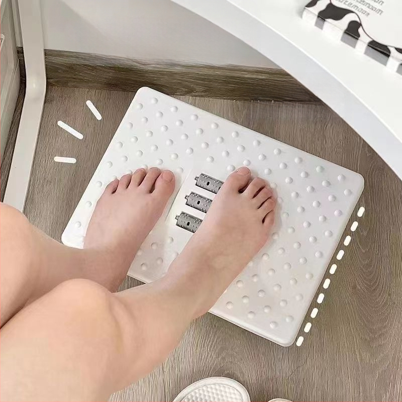 Офис подложка за крак - модерен пластмасов дизайн, пълнеж Cloud Branch, електрическа функция