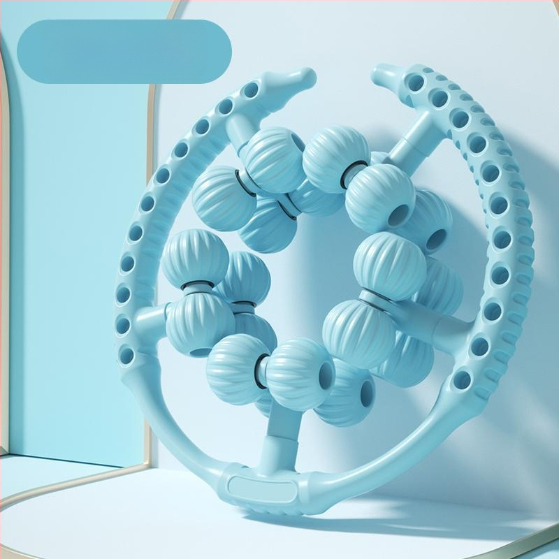 TT-2302 masažer za noge — prstenasti valjak sa 20 kuglica za bedra i listove mišiće, USB napajanje, mehaničko upravljanje