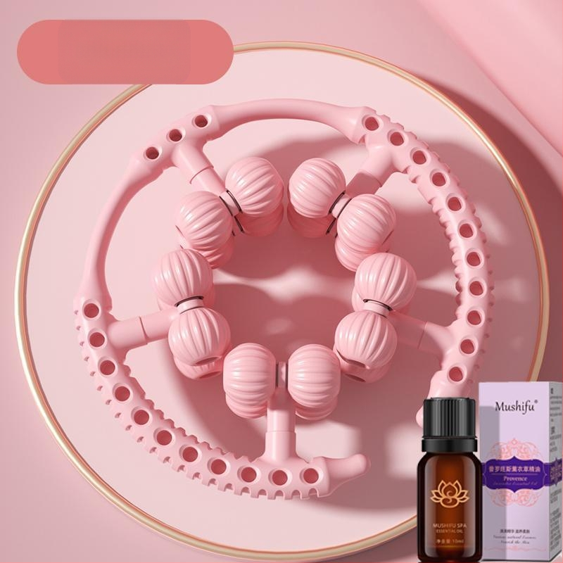 TT-2302 masažer za noge — prstenasti valjak sa 20 kuglica za bedra i listove mišiće, USB napajanje, mehaničko upravljanje