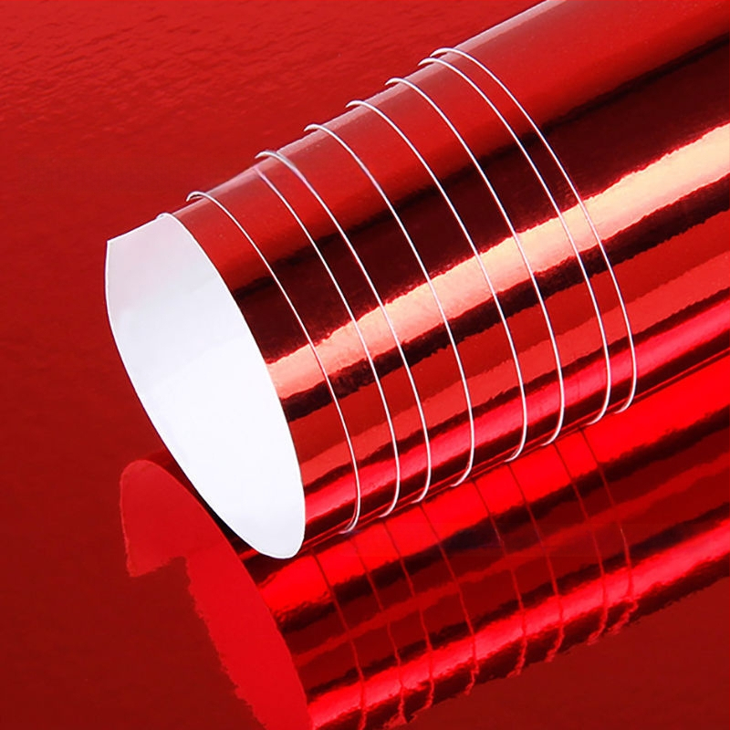 Automobiļa motora pārsega folija ar spoguļaini elektroplātēta izskatu, PVC materiāls, līmēšana, dažādi garumi