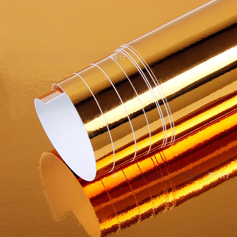 Automobiļa motora pārsega folija ar spoguļaini elektroplātēta izskatu, PVC materiāls, līmēšana, dažādi garumi