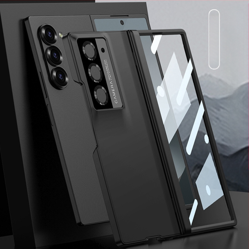 GKK husă Samsung Z Fold6 pentru camera din spate, balama magnetică, finisaj mat, rezistentă la căderi, acoperire totală