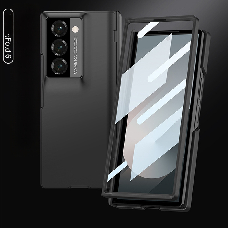 GKK husă Samsung Z Fold6 pentru camera din spate, balama magnetică, finisaj mat, rezistentă la căderi, acoperire totală