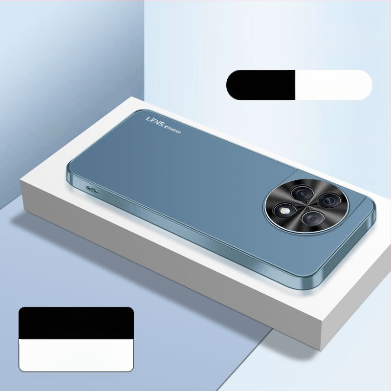 Ochranný kryt pre OnePlus 12/11 sériu, akryl, elektroplatinovaný rám, plný kryt, proti pádu, proti odtlačkom prstov