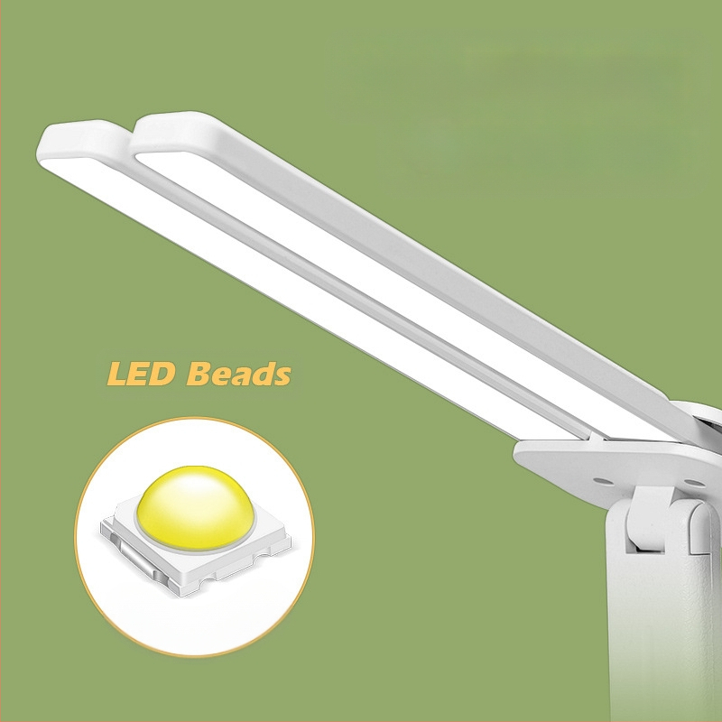 Επιτραπέζια LED λάμπα με ενσωματωμένη μπαταρία, πτυσσόμενη για ανάγνωση, προστασία ματιών, νυχτερινό φως, έλεγχος αφής