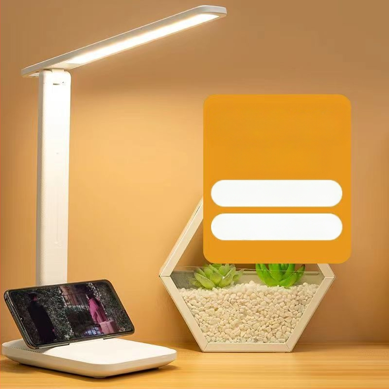 Επιτραπέζια LED λάμπα με ενσωματωμένη μπαταρία, πτυσσόμενη για ανάγνωση, προστασία ματιών, νυχτερινό φως, έλεγχος αφής