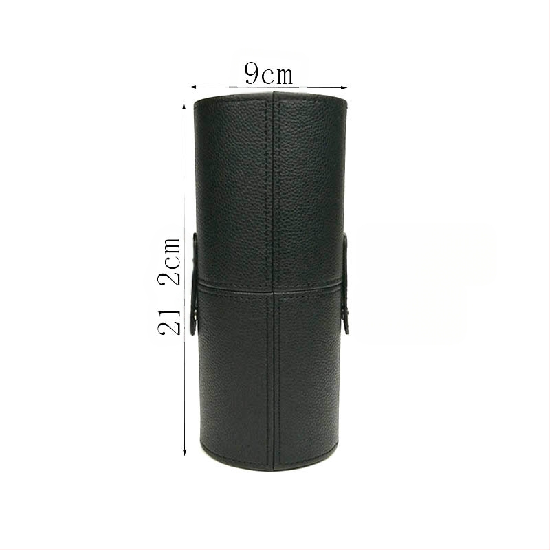 Κουτί αποθήκευσης πινέλων μακιγιάζ από PU, μεγάλη χωρητικότητα, 1 σετ, φορητό