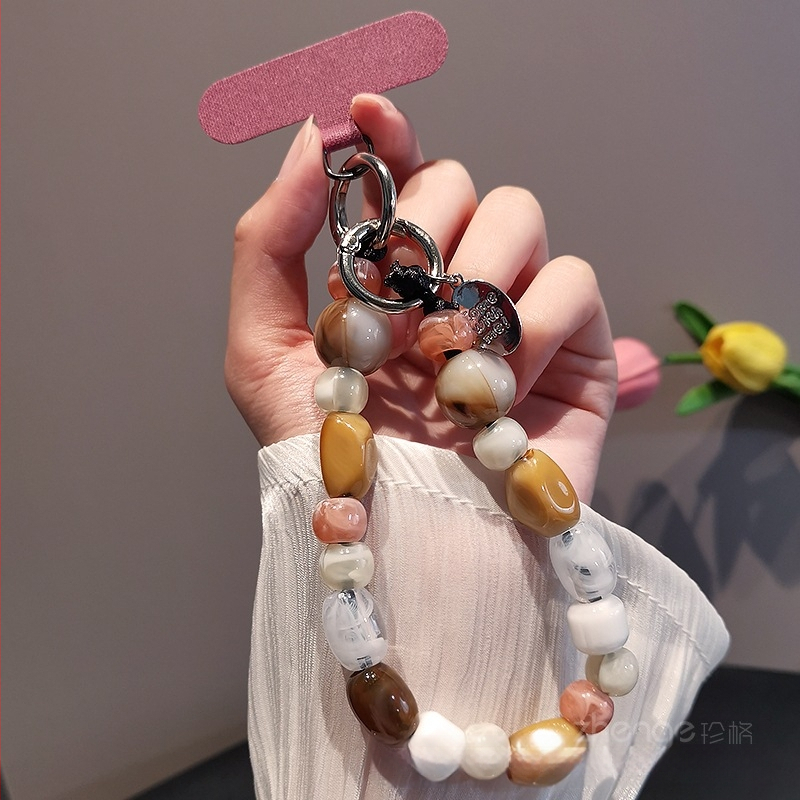 Sieviešu telefona kaklarota ar pērlītēm, rokdarbs, daudzfunkcionāla, ģeometriskais dizains, zīmols Zhenge