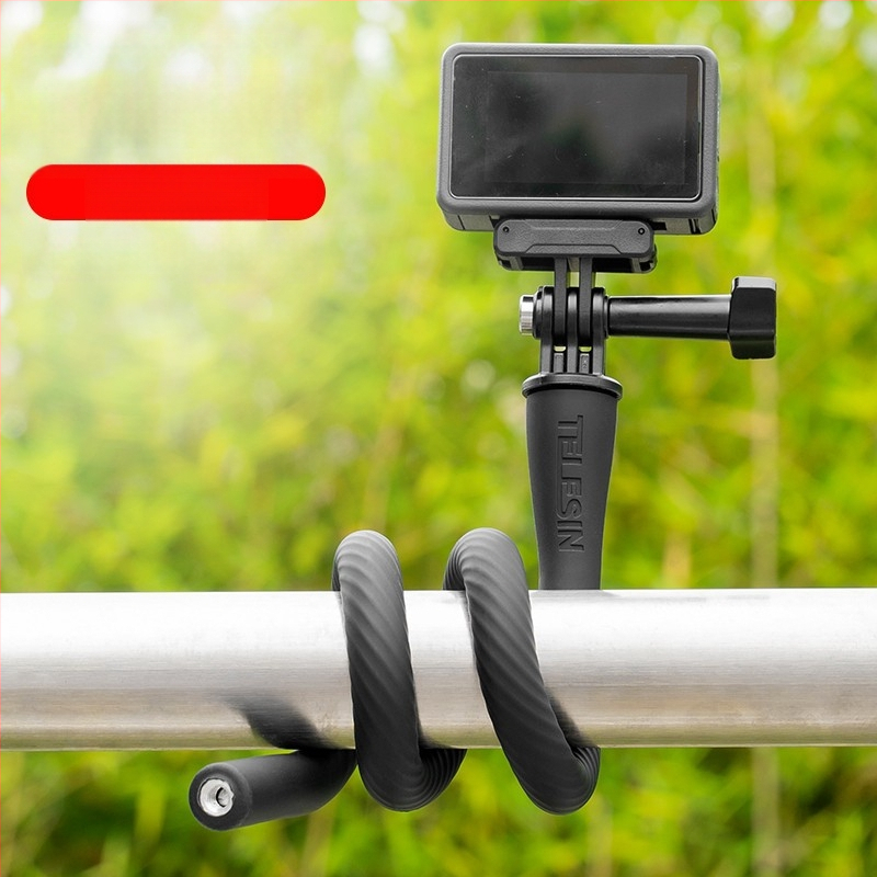 Lankus laikiklis su laisvo formavimo galimybe, suderinamas su GoPro HERO11/12, Insta360 X3/X2 ir išmaniesiems telefonams